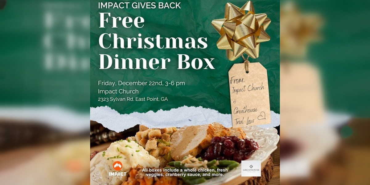 Atlanta Church and Community Advocate Join Forces to Provide 300 Christmas Dinner Boxes for Families in Need