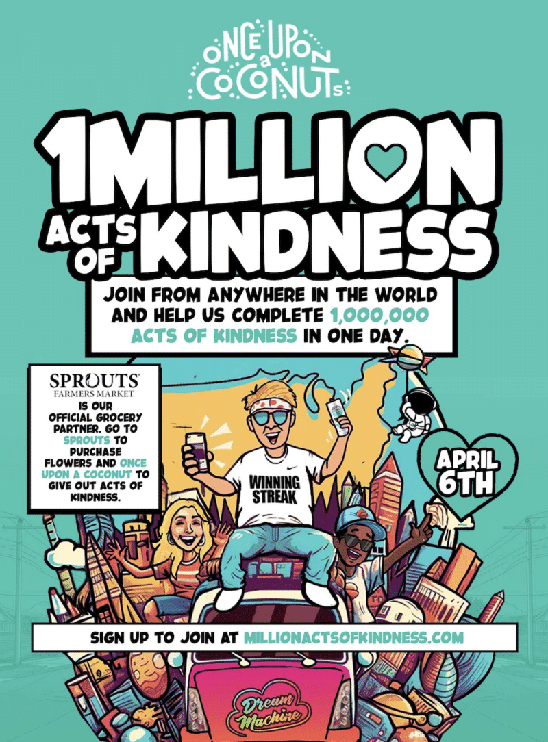 Uniting for 1 Million Kind Acts on April 6th