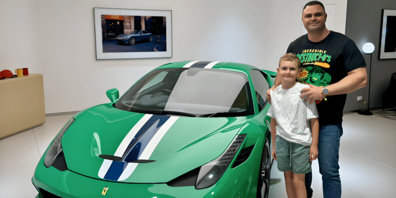 Lecha Khouri Unleashes The Green Frog: Ferrari 458 Speciale