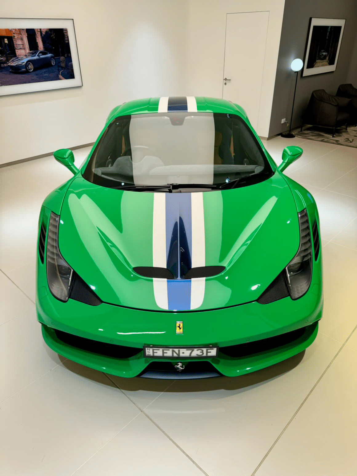 Lecha Khouri Unleashes The Green Frog: Ferrari 458 Speciale