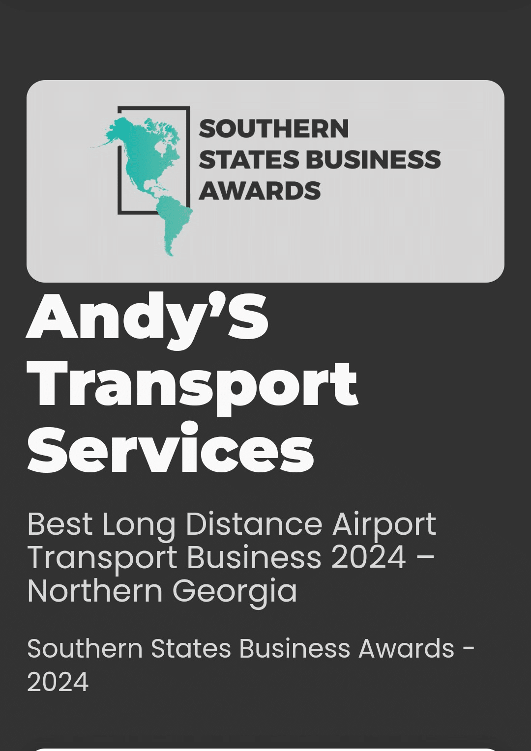 Transportation with Integrity Andy's Transport Services LLC