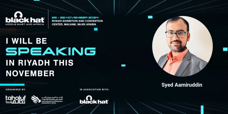 Aamiruddin Syed Talks Container Security at Black Hat MEA