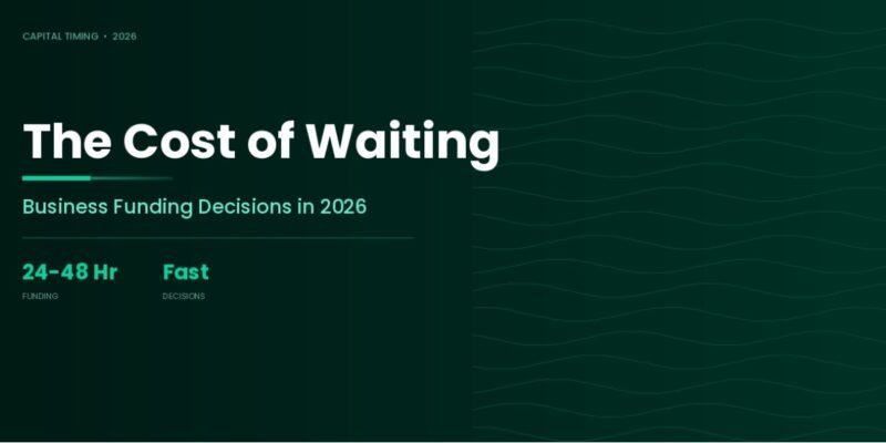The Real Cost of Waiting and Why Business Owners in 2026 Are Rethinking How They Use Capital