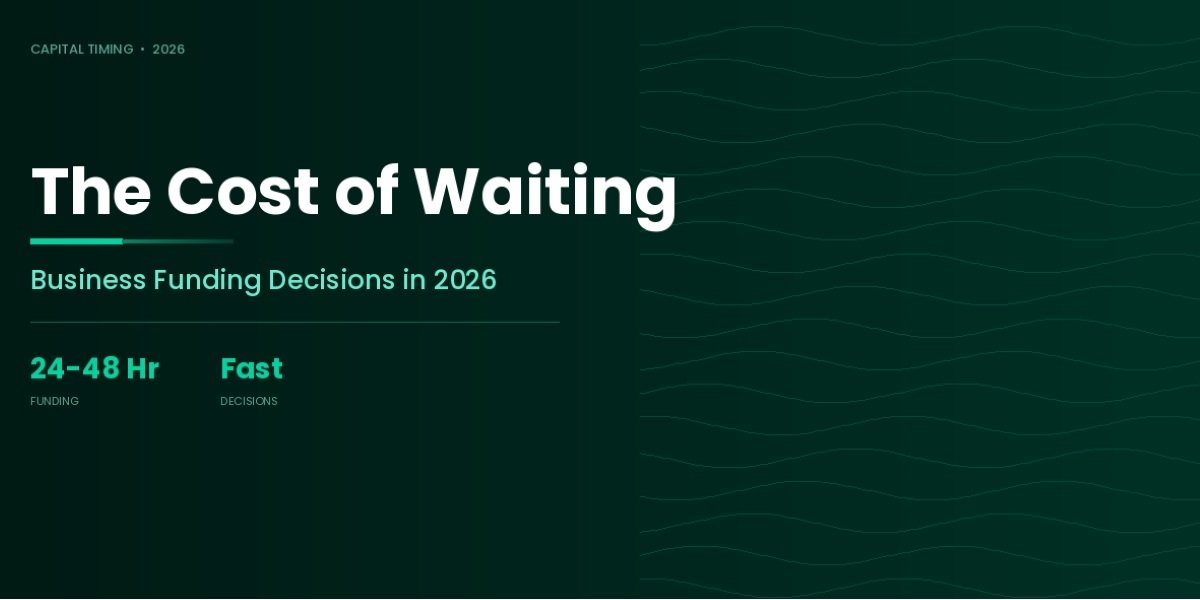 The Real Cost of Waiting and Why Business Owners in 2026 Are Rethinking How They Use Capital