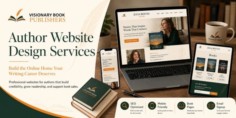 Author Website Design Services, Build the Online Home Your Writing Career Deserves