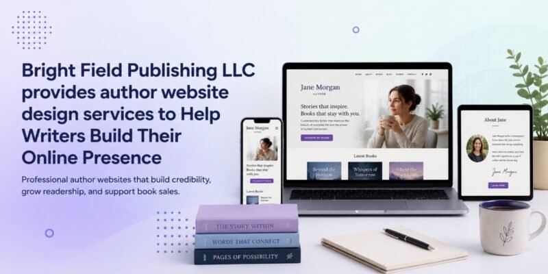 Bright Field Publishing LLC Provides Author Website Design Services to Help Writers Build Their Online Presence