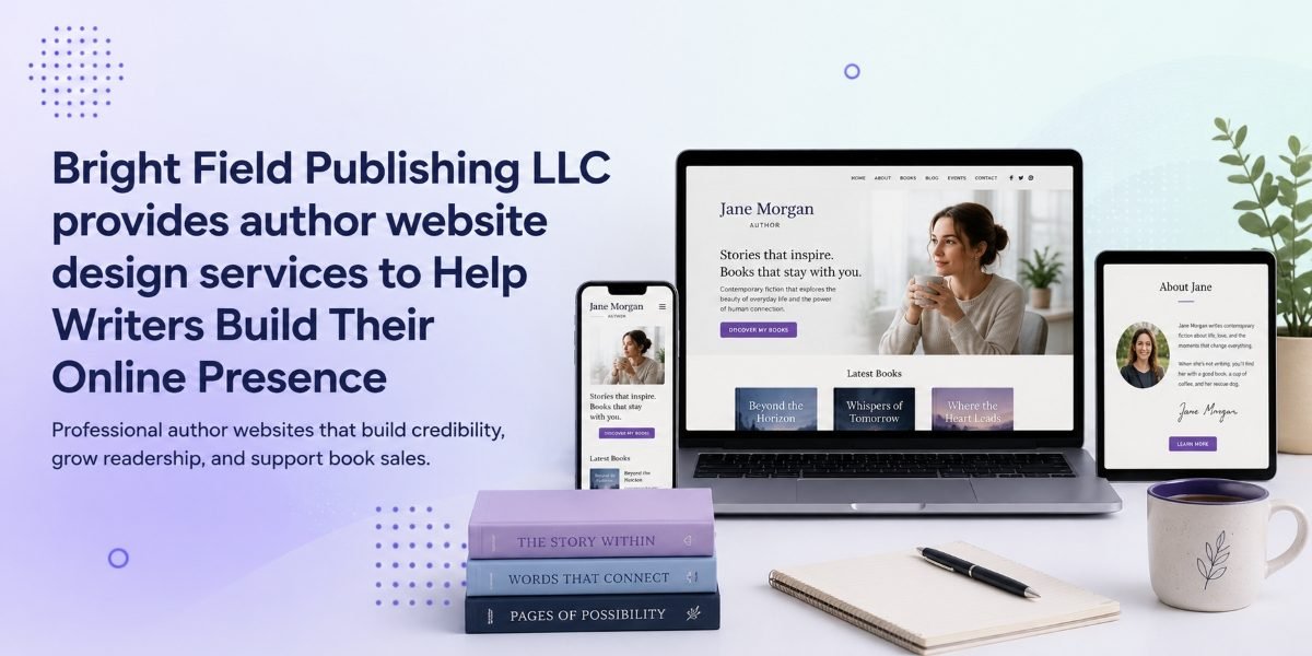 Bright Field Publishing LLC Provides Author Website Design Services to Help Writers Build Their Online Presence
